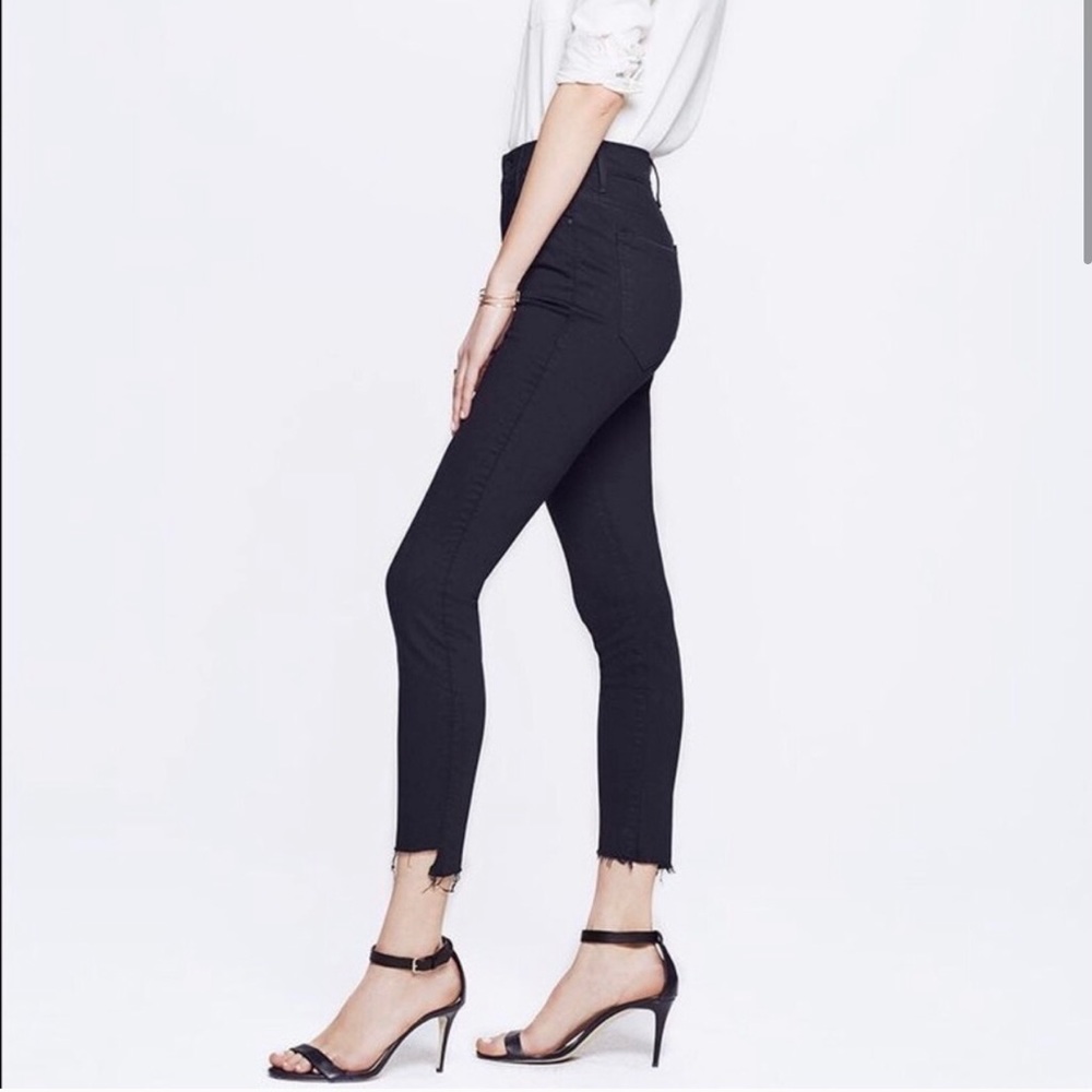 MOTHER stunner zip ankle step fray in not guilty.